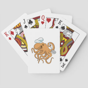 Jeu De Cartes Casquette chef Octopus Cook