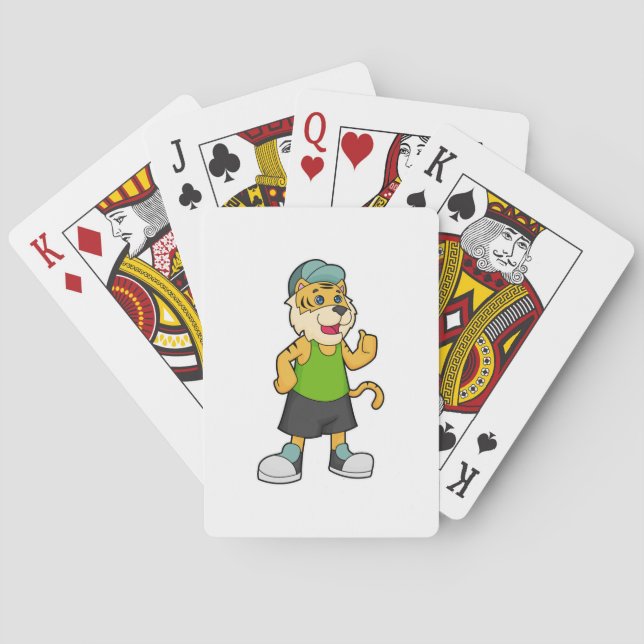 Jeu De Cartes Casquette de tigre (dos)