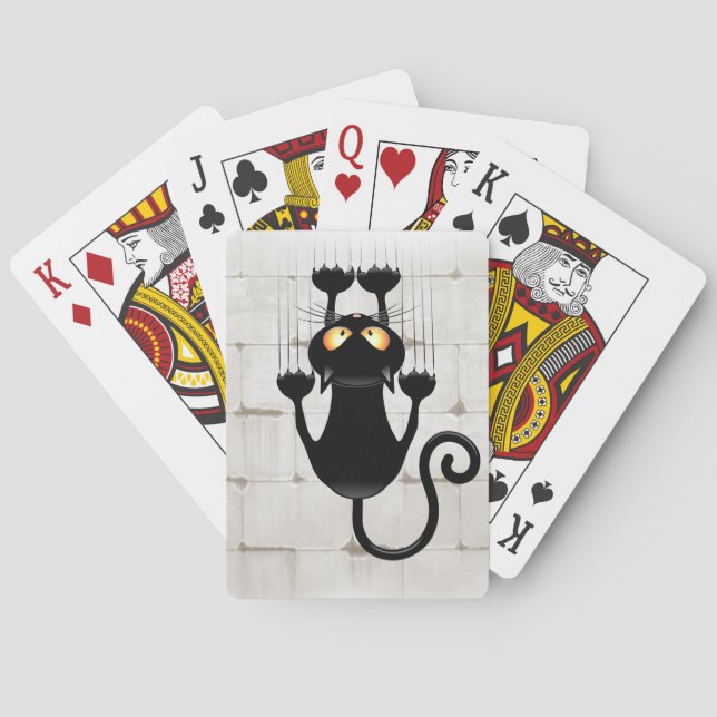 Jeu De Cartes Cat Falling down fun dessin personnage (dos)