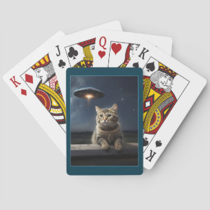 Jeu De Cartes Cat Selfie UFO Jouer aux cartes jeu amusant