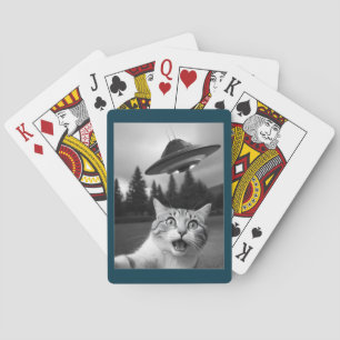 Jeu De Cartes Cat UFO New Jersey Drones UAP Invasion