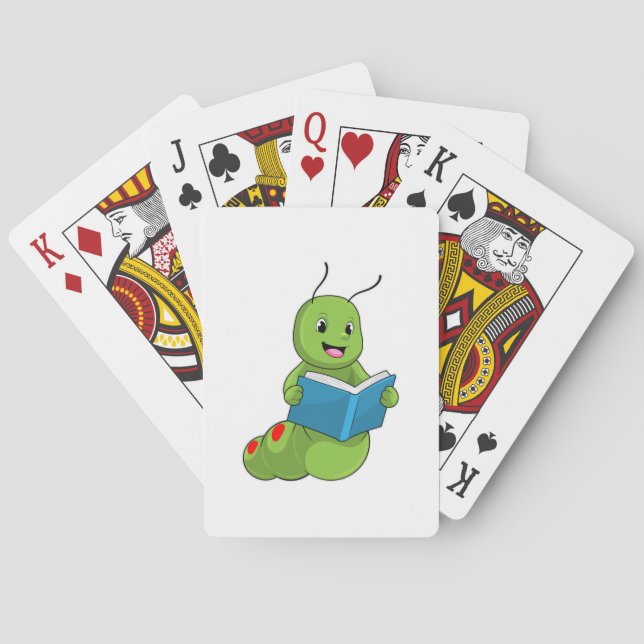 Jeu De Cartes Caterpillar à lire avec livre (dos)