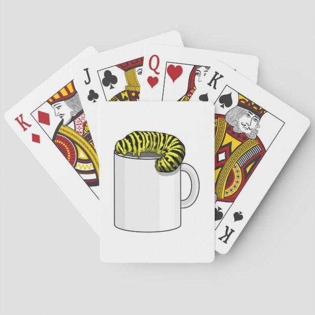 Jeu De Cartes Caterpillar avec Musique (dos)