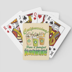 Jeu De Cartes Catpuccino - Purr un matin parfait   Chat mignon