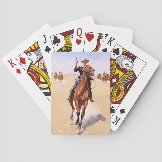 Jeu De Cartes Cavalier des Plaines (Cowboy Horse Rider) (dos)