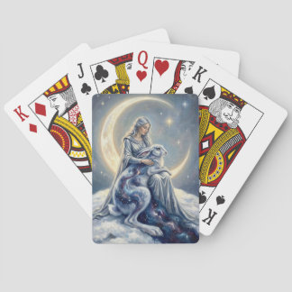 Jeu De Cartes Celestial Galaxy Hare Moon Goddess Fantasy Art