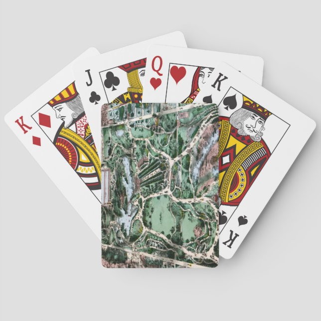 JEU DE CARTES CENTRAL PARK, 1860 (dos)