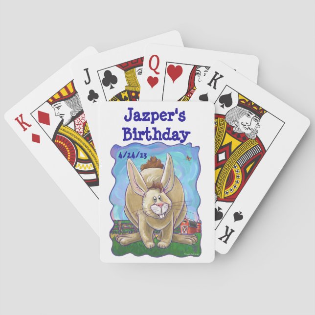 Jeu De Cartes Centre de la fête du lapin (dos)