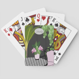 Jeu De Cartes Centre de table Medinilla Courtyard Monogramme