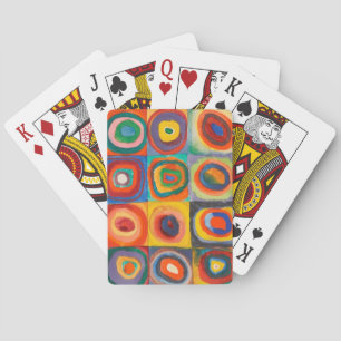 Jeu De Cartes Cercles concentrés Carré de Kandinsky