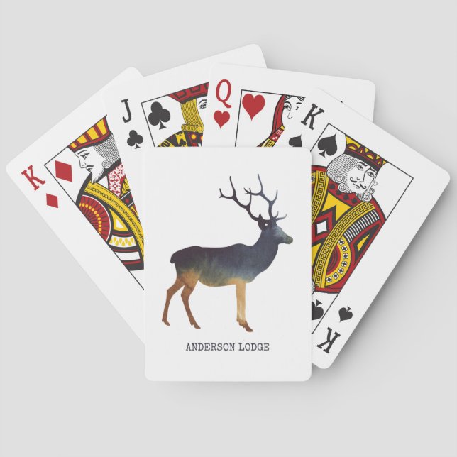 Jeu De Cartes Cerf du pays (dos)
