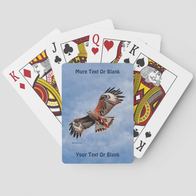 Jeu De Cartes Cerf-volant rouge (dos)