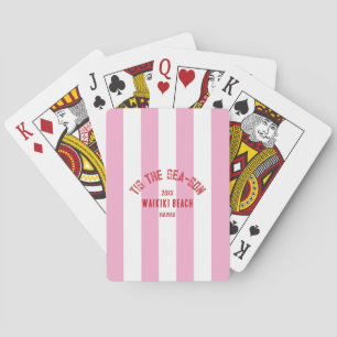 Jeu De Cartes C'Est Le Fils De La Mer Custom Beach Noël Rose Str