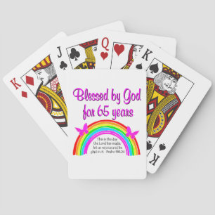 JEU DE CARTES C'EST LE JOUR OÙ LE SEIGNEUR A FAIT 65E ANNIVERSAI