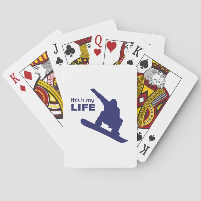 Jeu De Cartes C'Est Ma Vie (Snowboard) (dos)