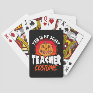 Jeu De Cartes C'Est Mon Costume D'Enseignant Effrayant