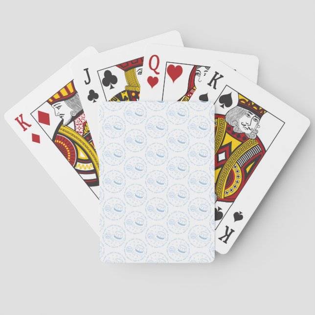 Jeu De Cartes C'est un garçon Faire-part (dos)