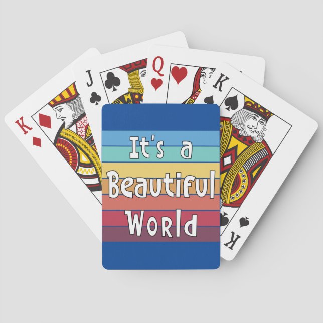Jeu De Cartes C'est un monde magnifique (dos)