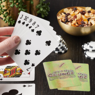 Jeu De Cartes C'est un style GRUNGE Rousty Letters