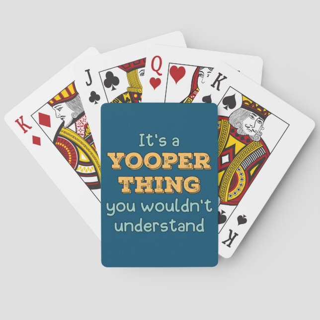 Jeu De Cartes C'est un Yooper Thing (dos)