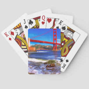 Jeu De Cartes C'est une image de HDR de 3 tirs du Golden Gate