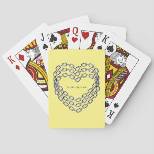 Jeu De Cartes Chaîne De Coeurs Jouer Des Cartes