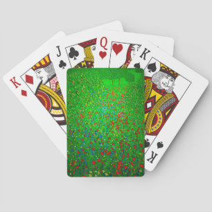 Jeu De Cartes Champ de pavot Gustav Klimt