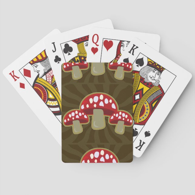 Jeu De Cartes Champignons des années 70 super (dos)