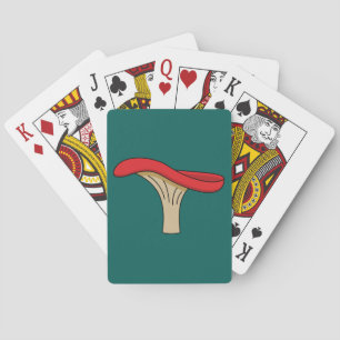 Jeu De Cartes Champignons rouges caricaturés