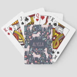 Jeu De Cartes Champs Unicorne personnalisés