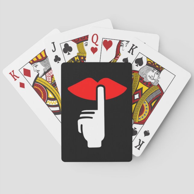 Jeu De Cartes Chanceux aux cartes de jeu d'amour (dos)