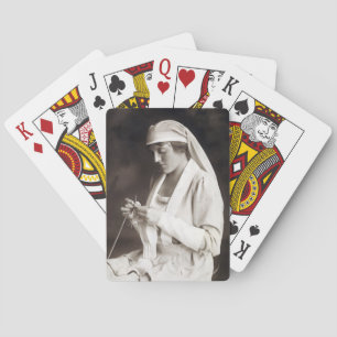 Jeu De Cartes Chandail de tricot de soins infirmiers WWI