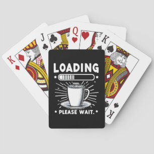 Jeu De Cartes Chargement Veuillez patienter pour le café amateur