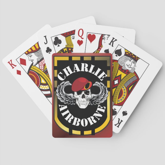 Jeu De Cartes Charlie Airborne High Speed Deck (dos)