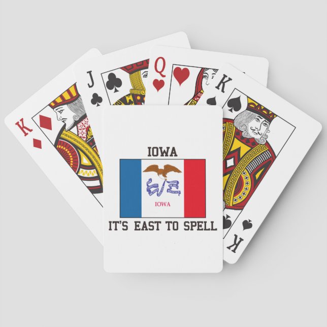 Jeu De Cartes Charme Iowa (dos)