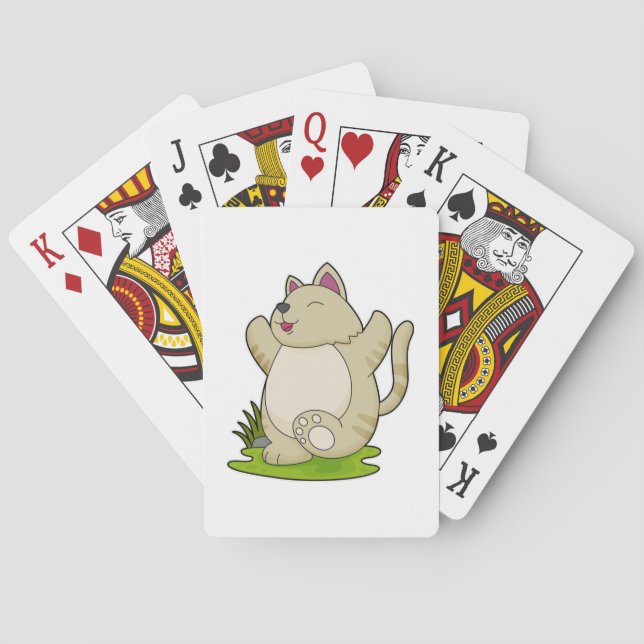 Jeu De Cartes Chat au Yoga (dos)