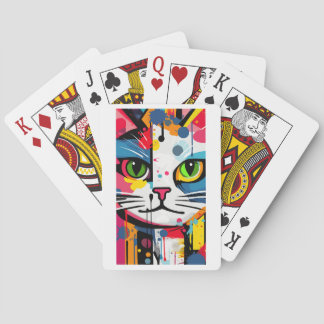 Jeu De Cartes Chat Coloré