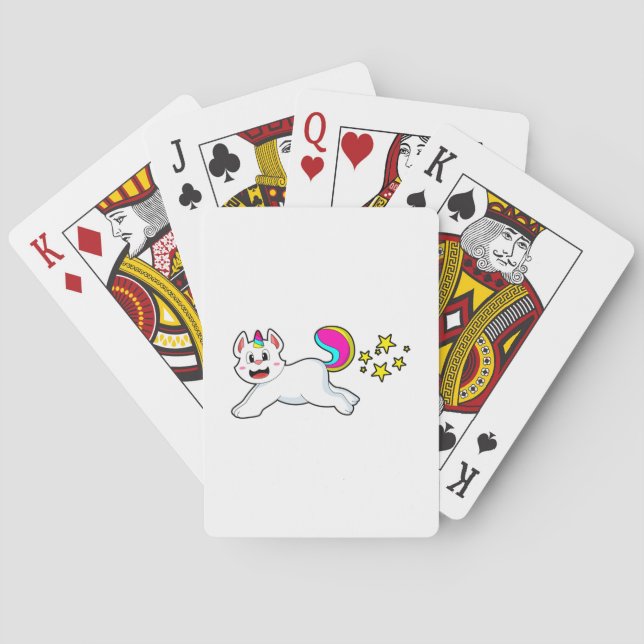 Jeu De Cartes Chat comme licorne (dos)