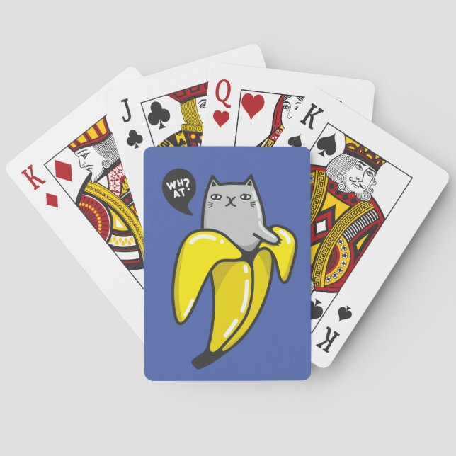 Jeu De Cartes Chat en banane (dos)