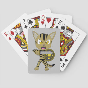 Jeu De Cartes Chat guerrier Chibi