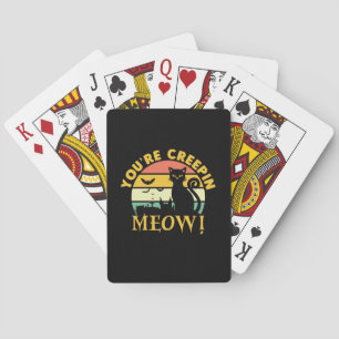 Jeu De Cartes Chat Halloween Vous Êtes Creepin Meow