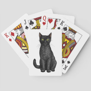 Jeu De Cartes chat noir