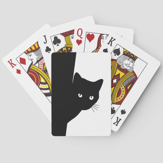 Jeu De Cartes Chat noir (dos)