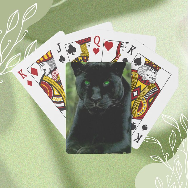 Jeu De Cartes Chat noir avec les yeux verts (Créateur téléchargé)