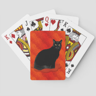 Jeu De Cartes Chat noir beau