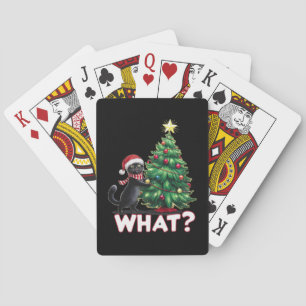 Jeu De Cartes Chat noir drôle Quel arbre de Noël Noël Noël