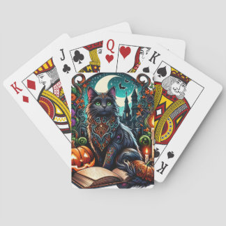 Jeu De Cartes Chat Noir Magique Amateur de Livres