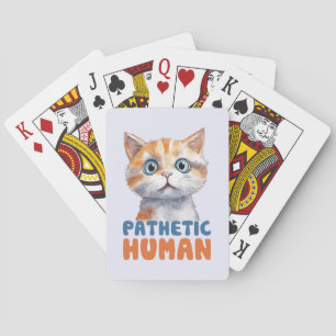 Jeu De Cartes Chat Sarcastique et mignon - Homme pathétique (2)