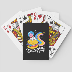 Jeu De Cartes Chat spatial astronaute