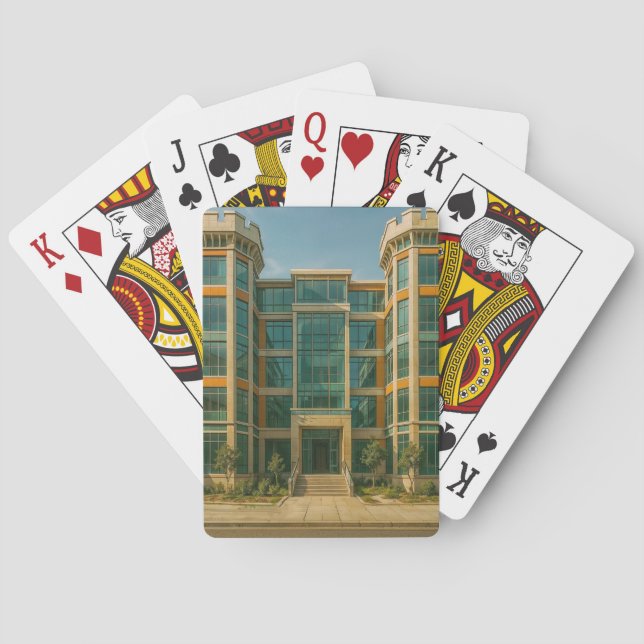 Jeu De Cartes Château de la Citadelle de Cristal (dos)